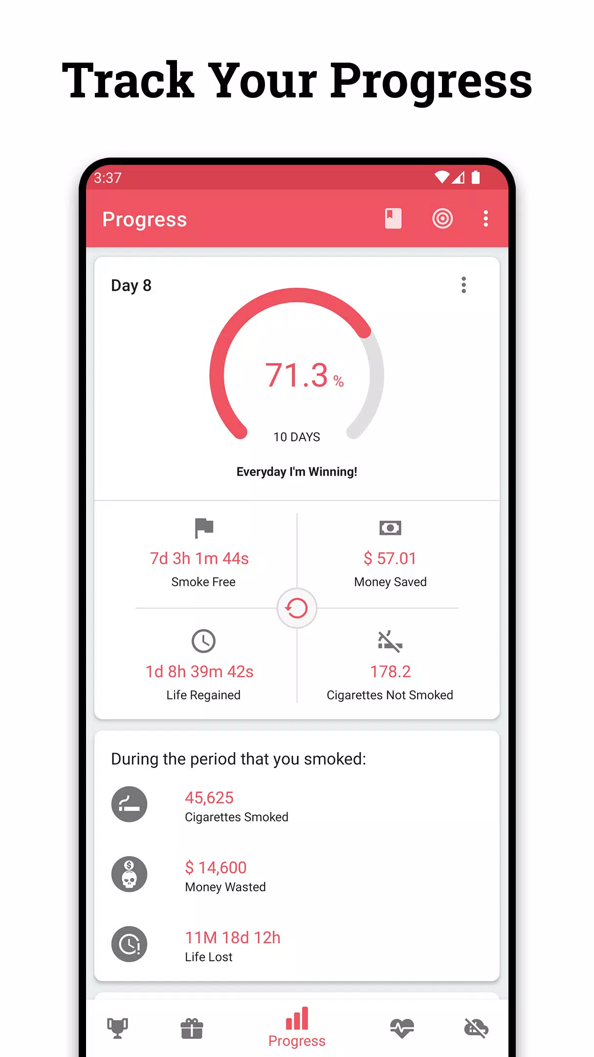 Quit Tracker স্ক্রিনশট 1