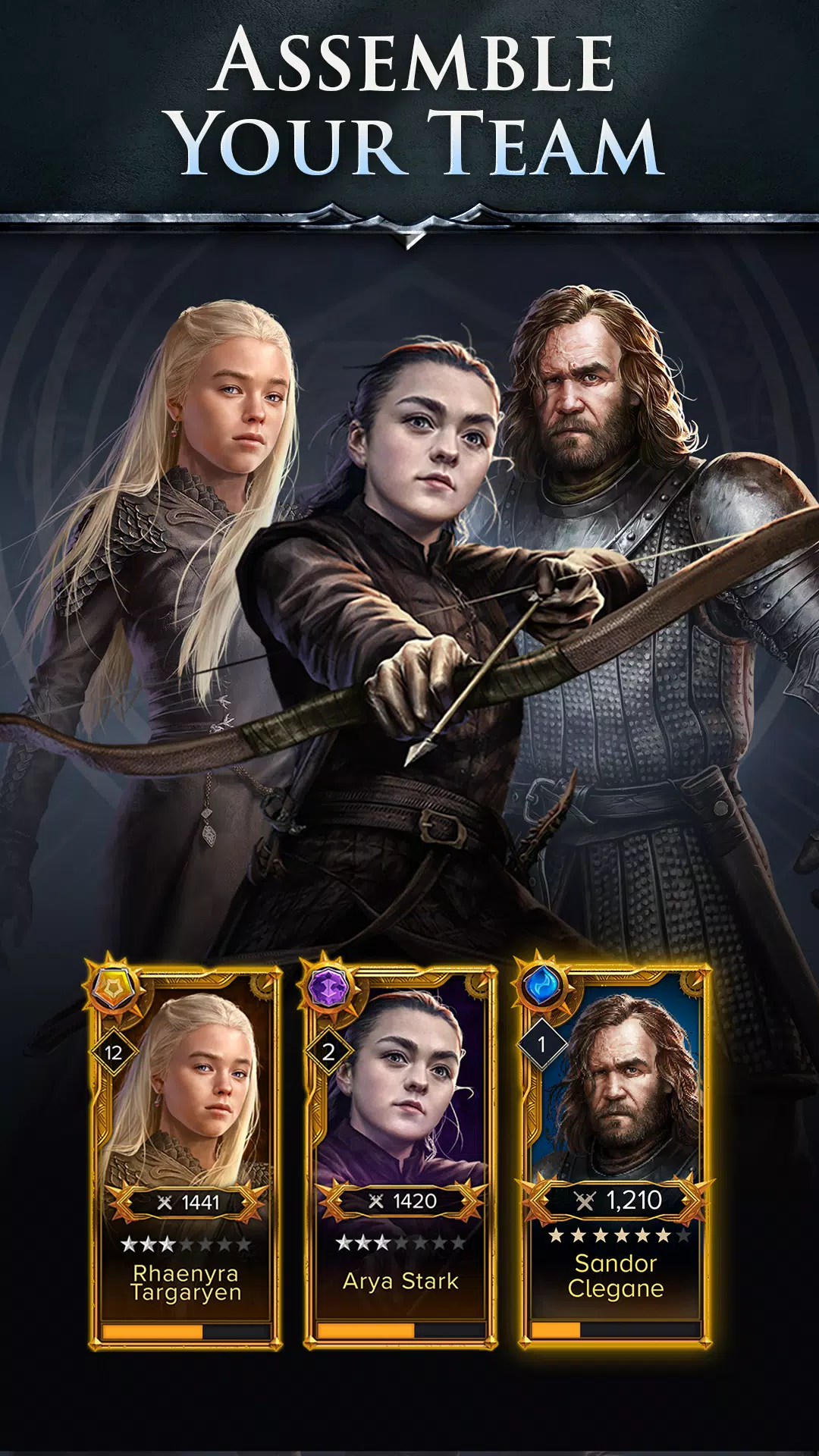 Game of Thrones: Legends RPG 스크린샷 1