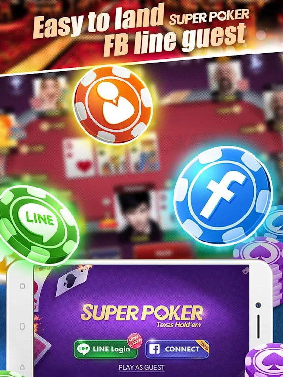 Schermata Super Texas Poker--Best Free Texas Hold'em poker 2