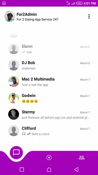 For 2 - Dating Messaging App 스크린샷 3