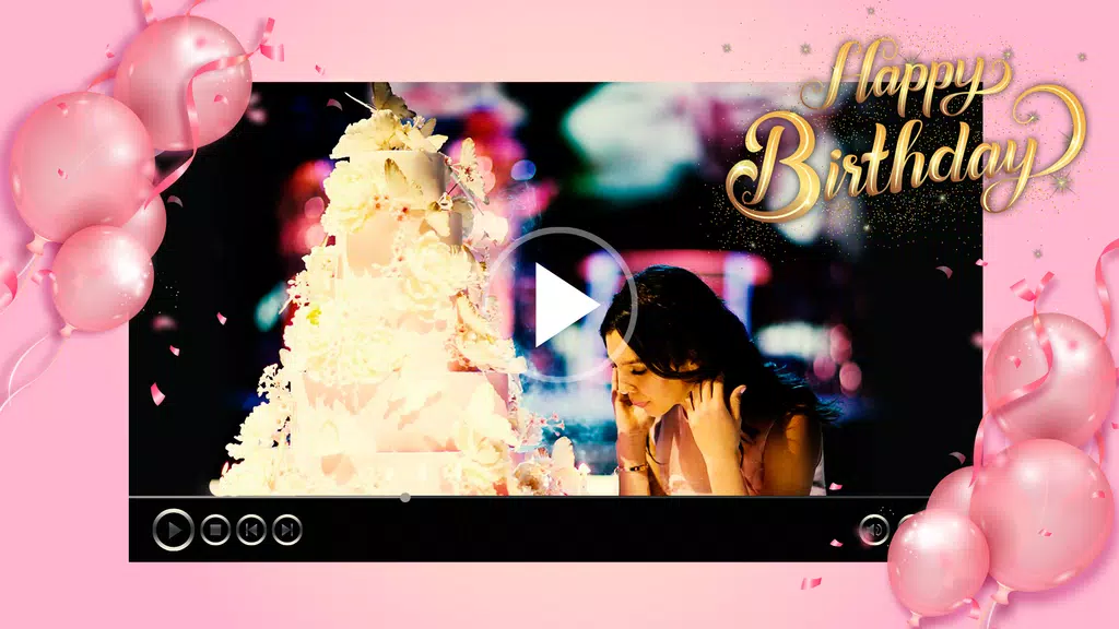 Make Birthday Video With Music ภาพหน้าจอ 2