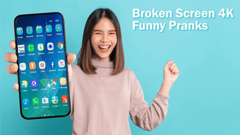 Broken Screen 4K Pranks Funny Schermafbeelding 3