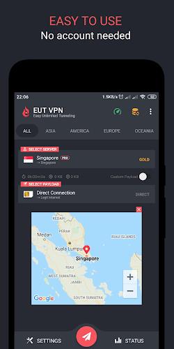 EUT VPN - Easy Unli Tunneling Tangkapan skrin 0