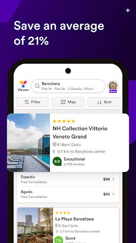 Vio.com: book hotel deals Captura de pantalla 2