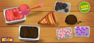 Ice Cream Making Game For Kids Zrzut ekranu 1