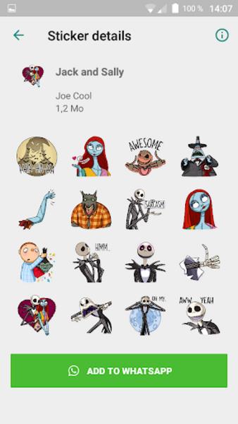 SpookyStickers Schermafbeelding 1