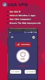 USA VPN -Safe Secure VPN Proxy Скриншот 0