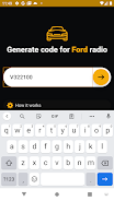 Ford radio code generator 스크린샷 1