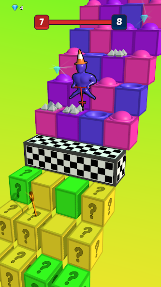 Pop It Run! 3D Mod स्क्रीनशॉट 1