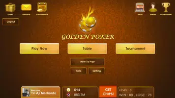 Golden Poker Schermafbeelding 1