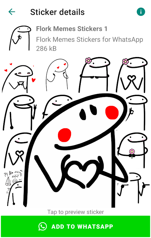 Flork memes stickers WASticker ภาพหน้าจอ 2