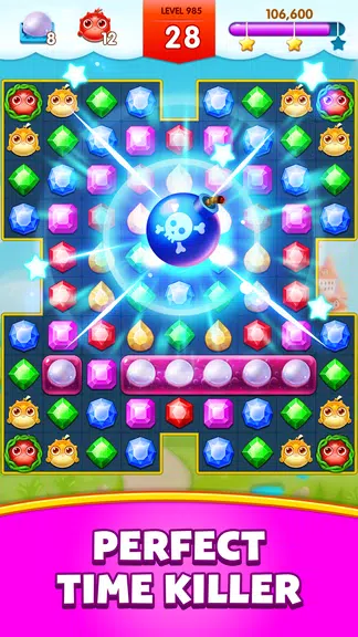 Schermata Jewels Legend - Match 3 Puzzle 2