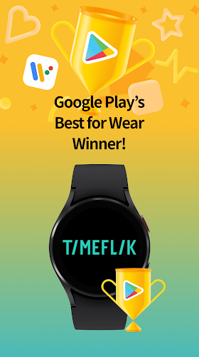 TIMEFLIK Watch Face Captura de tela 2