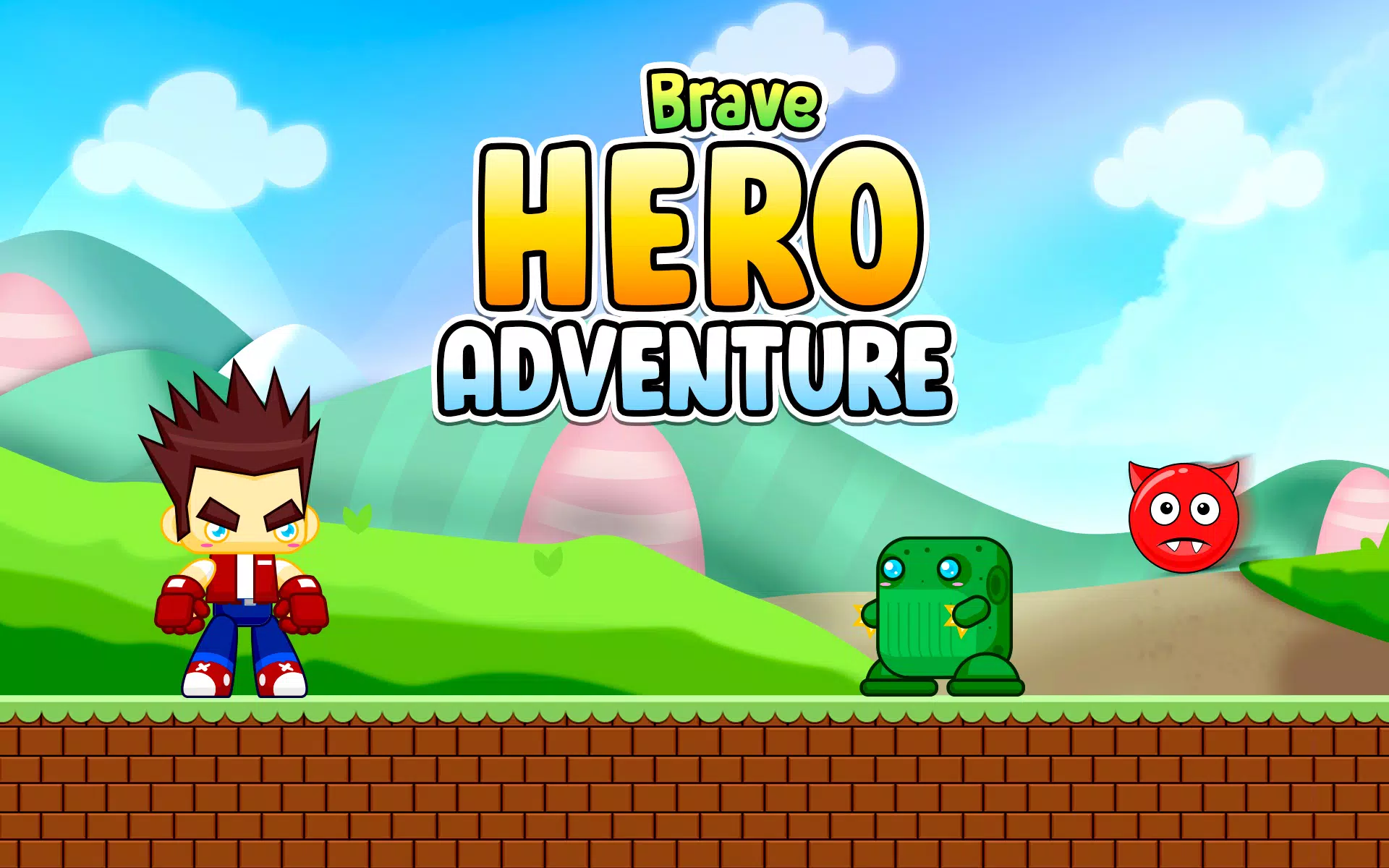 Brave Hero Adventures Game Captura de tela 0