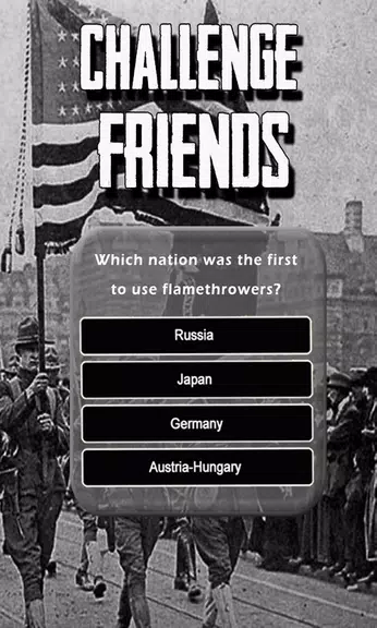 WW1 History Knowledge Quiz Captura de pantalla 1