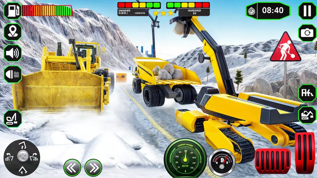 Real Heavy Snow Plow Truck Tangkapan skrin 3