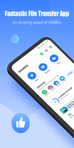 SHAREit: Transfer, Share Files Mod Schermafbeelding 0