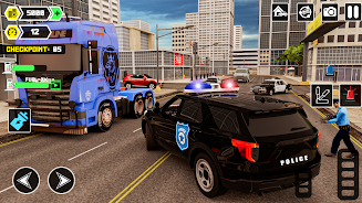 Real Police Driving Simulator Schermafbeelding 1