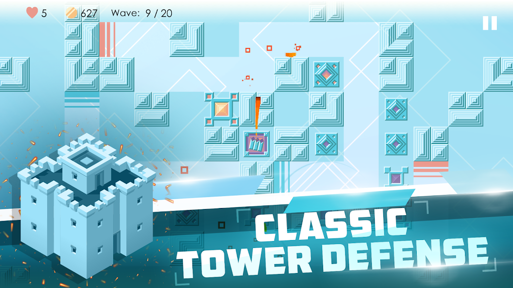 Mini TD 2: Relax Tower Defense Schermafbeelding 2