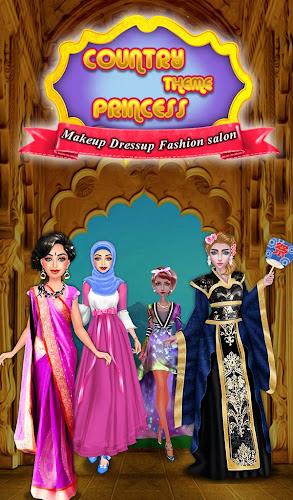 Princess Makeup Dressup Salon Capture d'écran 0