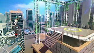 Bike Stunts 3D - Rooftop Chall Ekran Görüntüsü 0