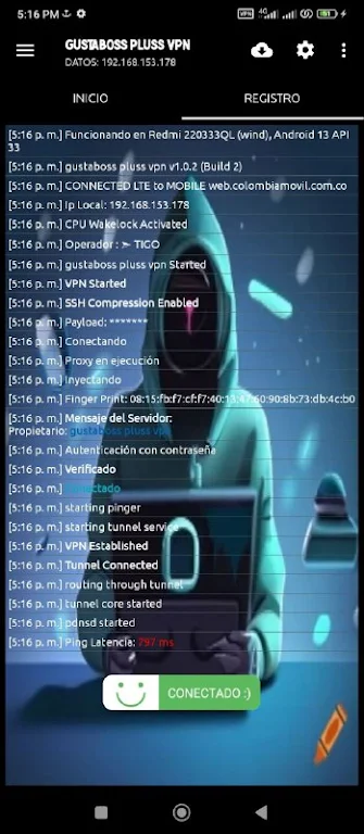 gustaboss pluss vpn Captura de pantalla 1