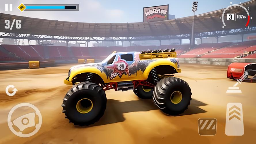 4x4 Monster Truck Racing Games Captura de pantalla 1