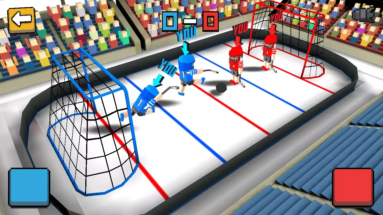 Cubic Hockey 3D Schermafbeelding 2