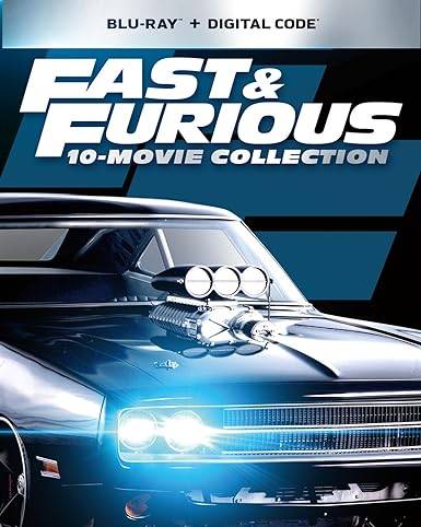 Blu-ray + Digital Fast & Furious: 10 Koleksi Filem