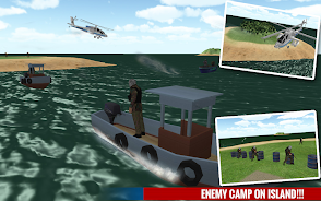 Police Boat Shooting Games 3D Tangkapan skrin 1