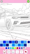 Car coloring games - Color car Captura de pantalla 0