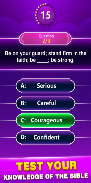 The Bible Trivia Game: Quiz Screenshot 0