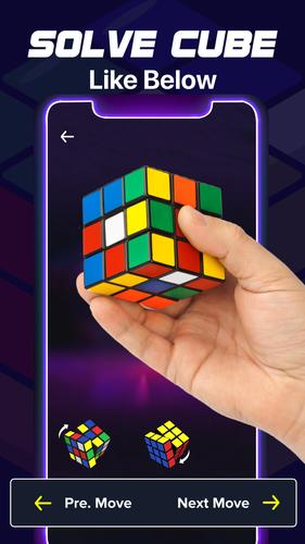 Rubik's Cube Puzzle Solver app Capture d'écran 3