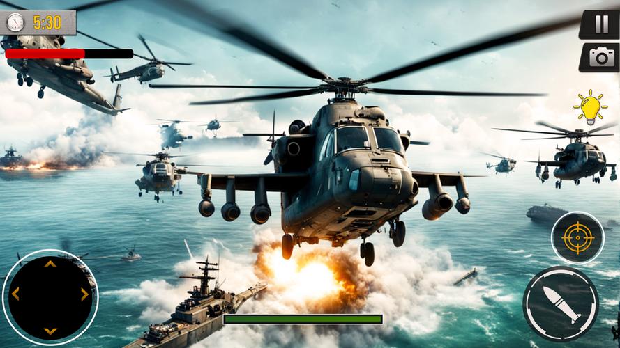 Gunship Battle Offline Game Tangkapan skrin 0
