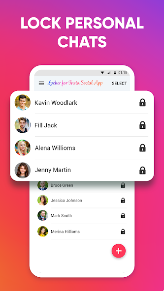 Locker for Insta Social App Mod Ekran Görüntüsü 2