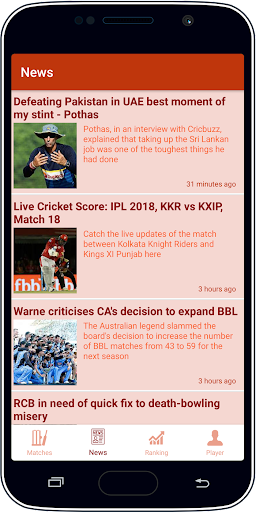 Live Cricket Score & News應用截圖第2張