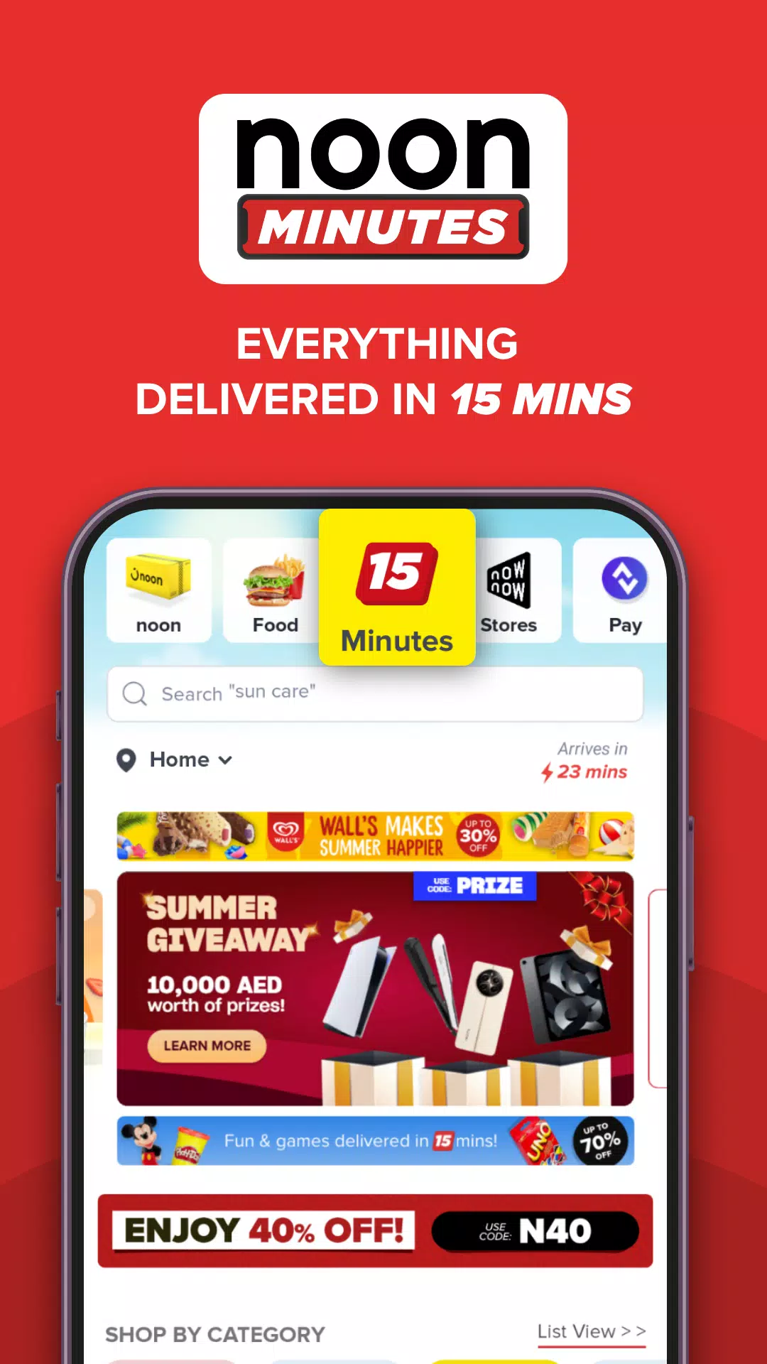 noon Shopping, Food, Grocery Screenshot 2