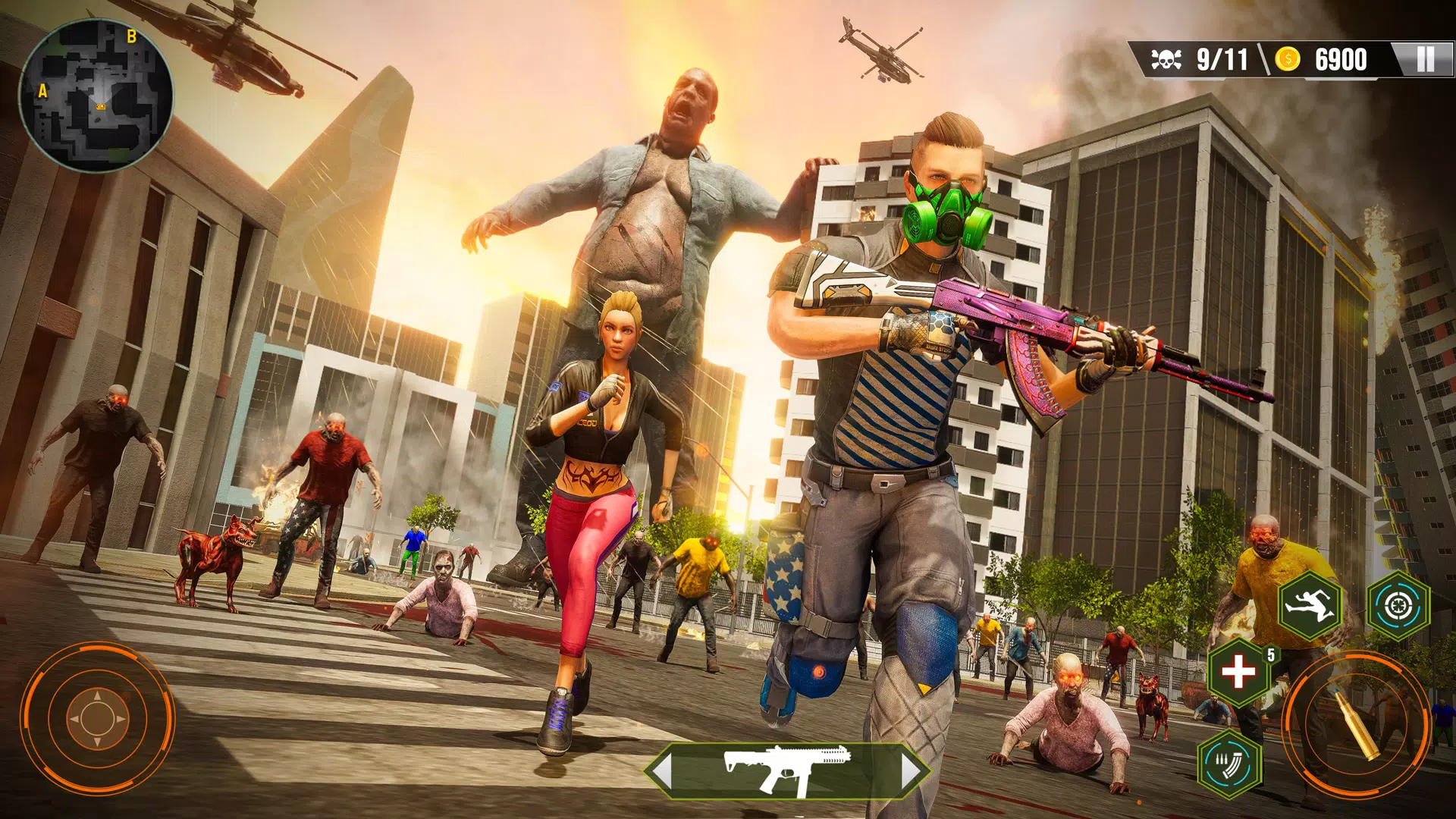 Dead Zombie Gun Shooter Games ภาพหน้าจอ 3