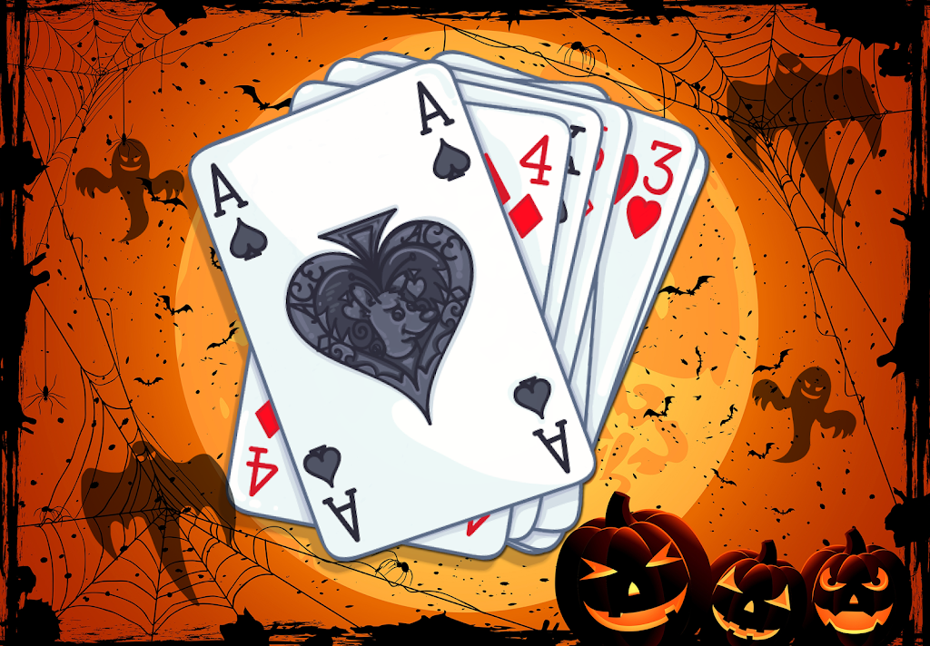 Solitaire Halloween Card Game Schermafbeelding 1