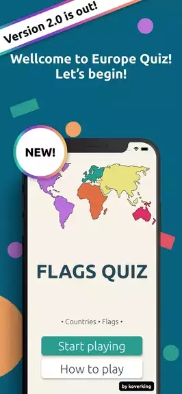 Flags Quiz:  World Geo Trivia Captura de pantalla 0