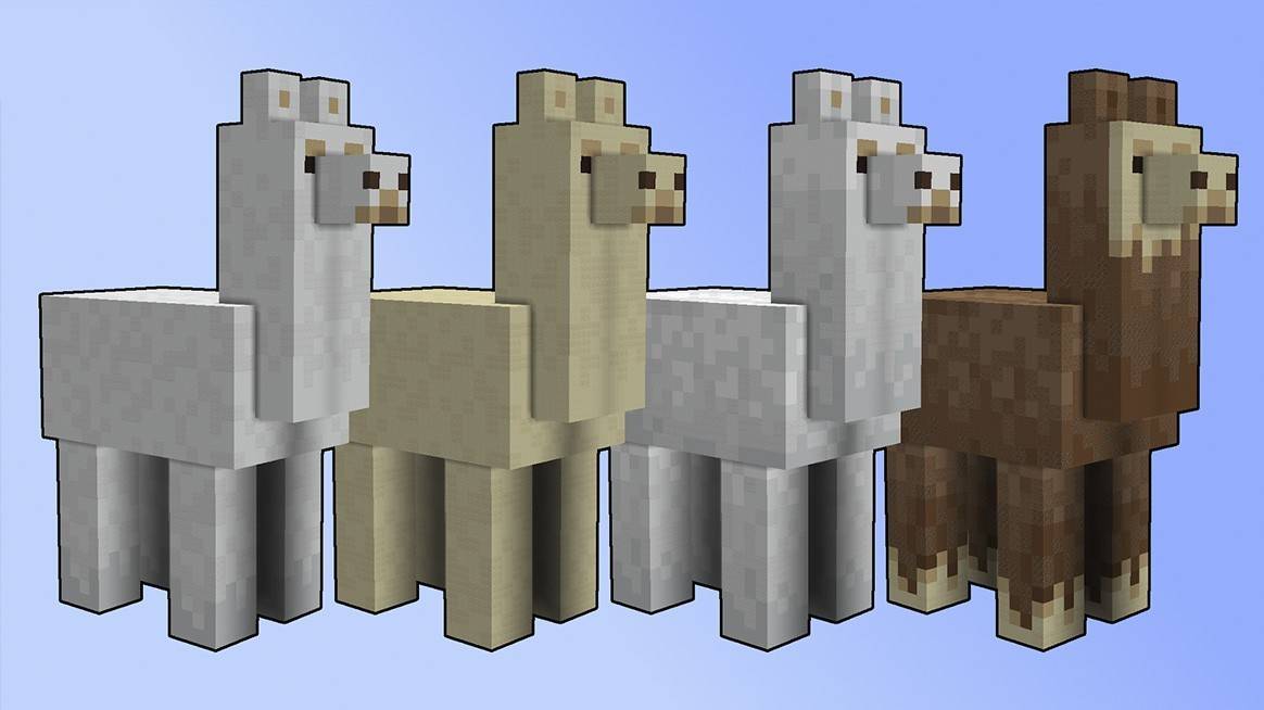 Lamas in Minecraft