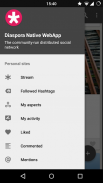 Diaspora Native WebApp スクリーンショット 2