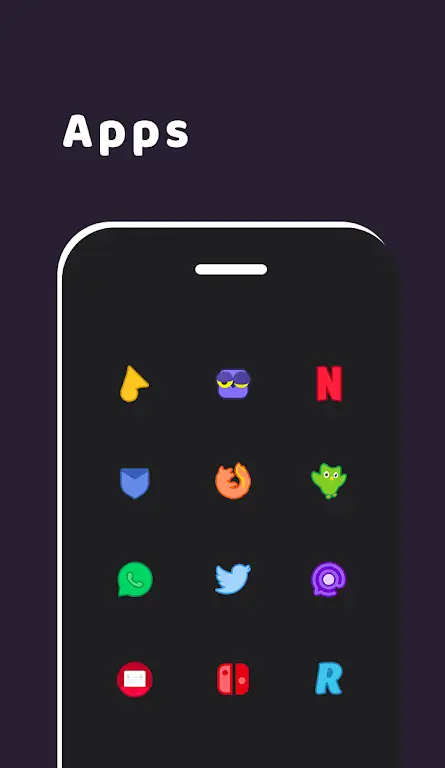 Duo Nano Icon Pack ဖန်သားပြင်ဓာတ်ပုံ 0