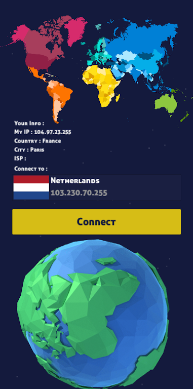 VPN NetherLands - IP for NL Captura de tela 1