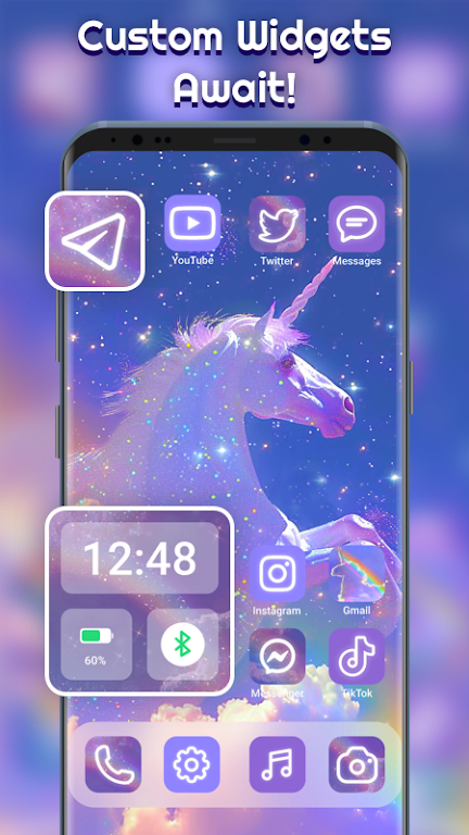 Themepack – App Icons, Widgets Mod स्क्रीनशॉट 2