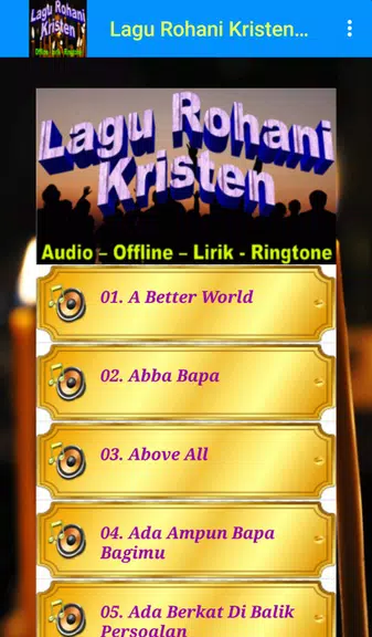 Lagu Rohani Kristen Offline 스크린샷 1