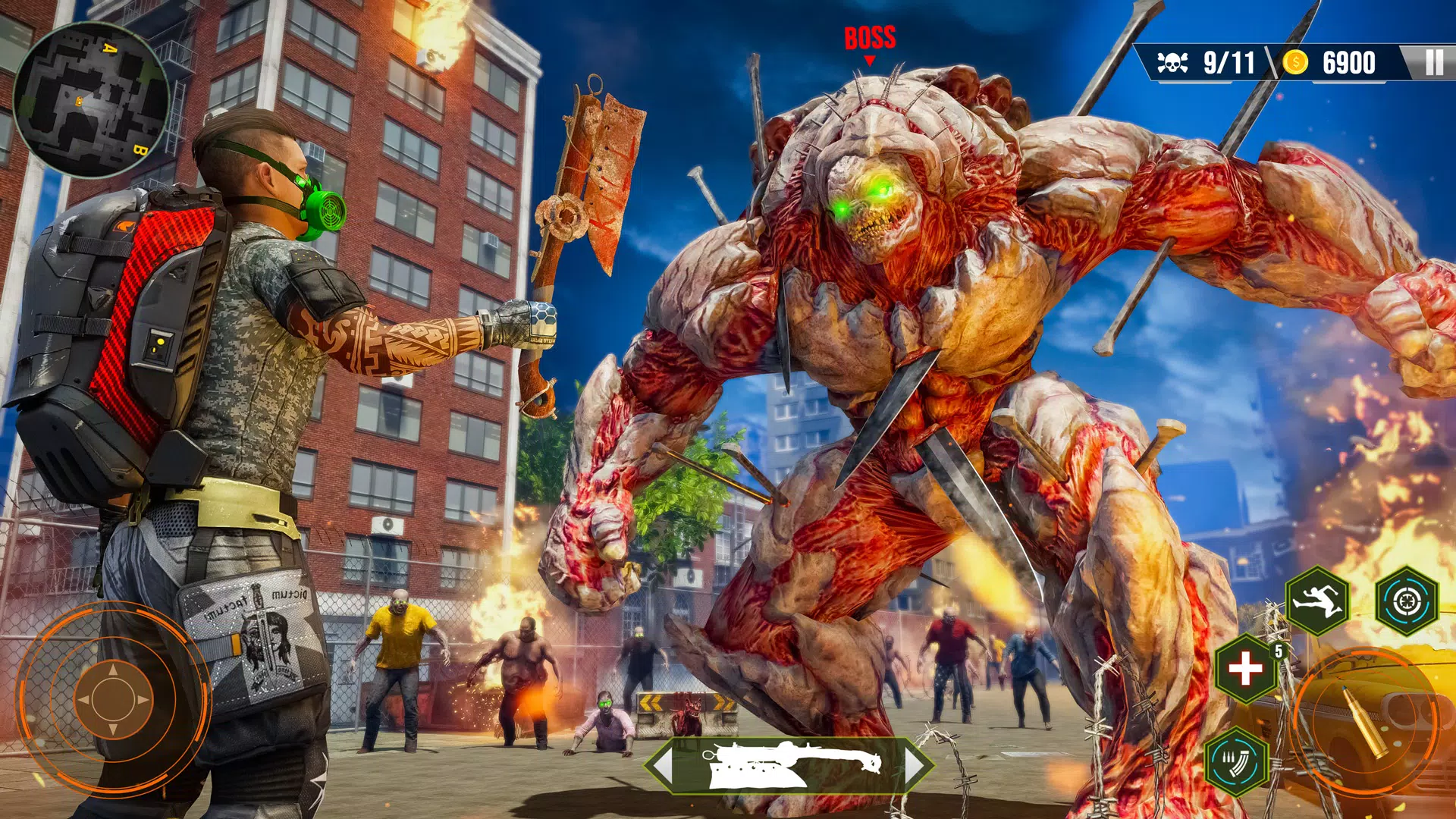 Dead Zombie Gun Shooter Games Captura de tela 2