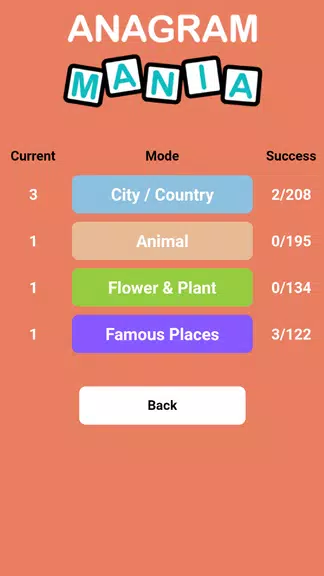 Anagram Mania Capture d'écran 1