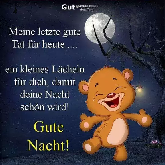 guten morgen und gute nacht Schermafbeelding 1