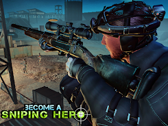 Sniper Shooter offline Game ဖန်သားပြင်ဓာတ်ပုံ 3